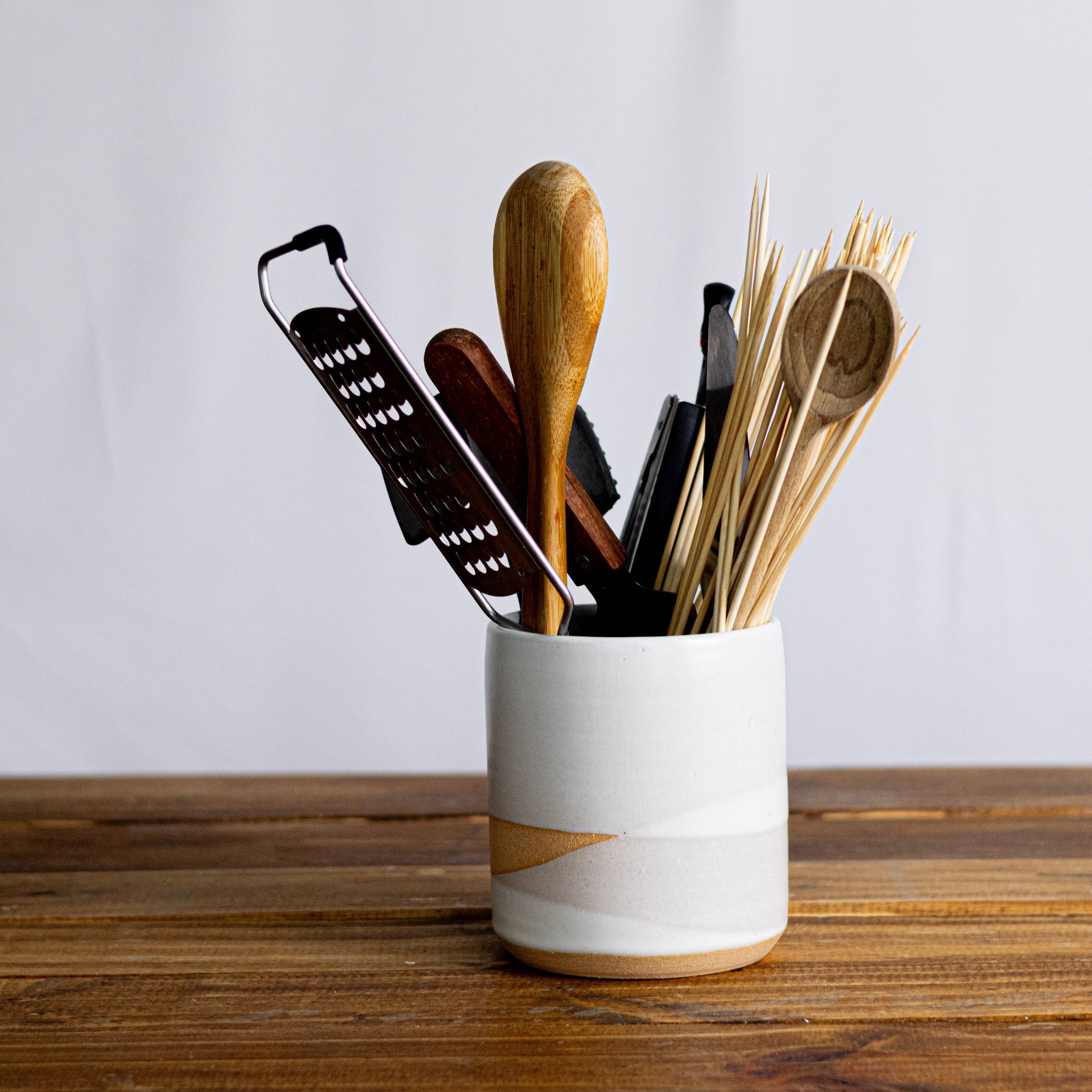 Handmade Ceramic Utensil Crock