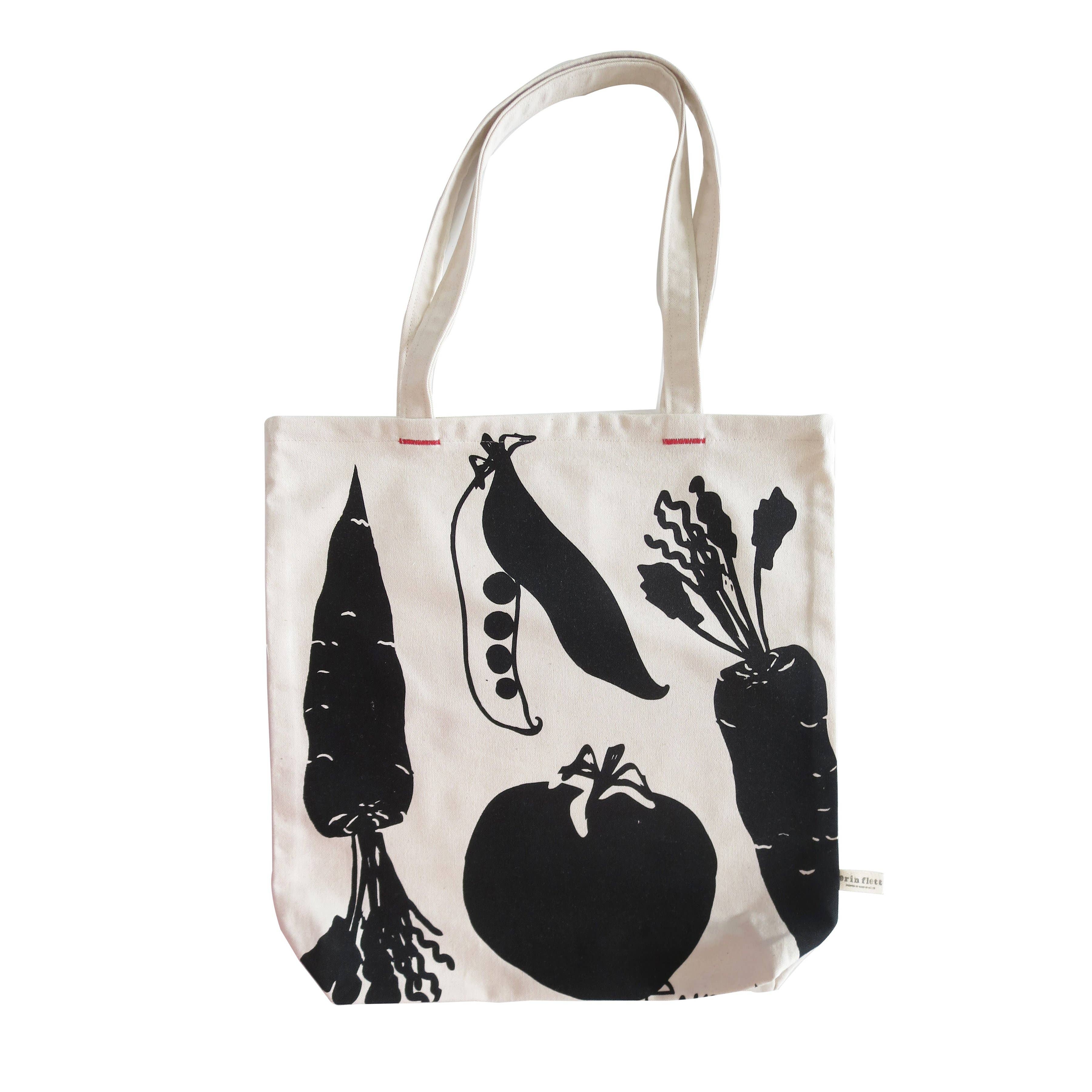 Black Veggie Carry All Bag