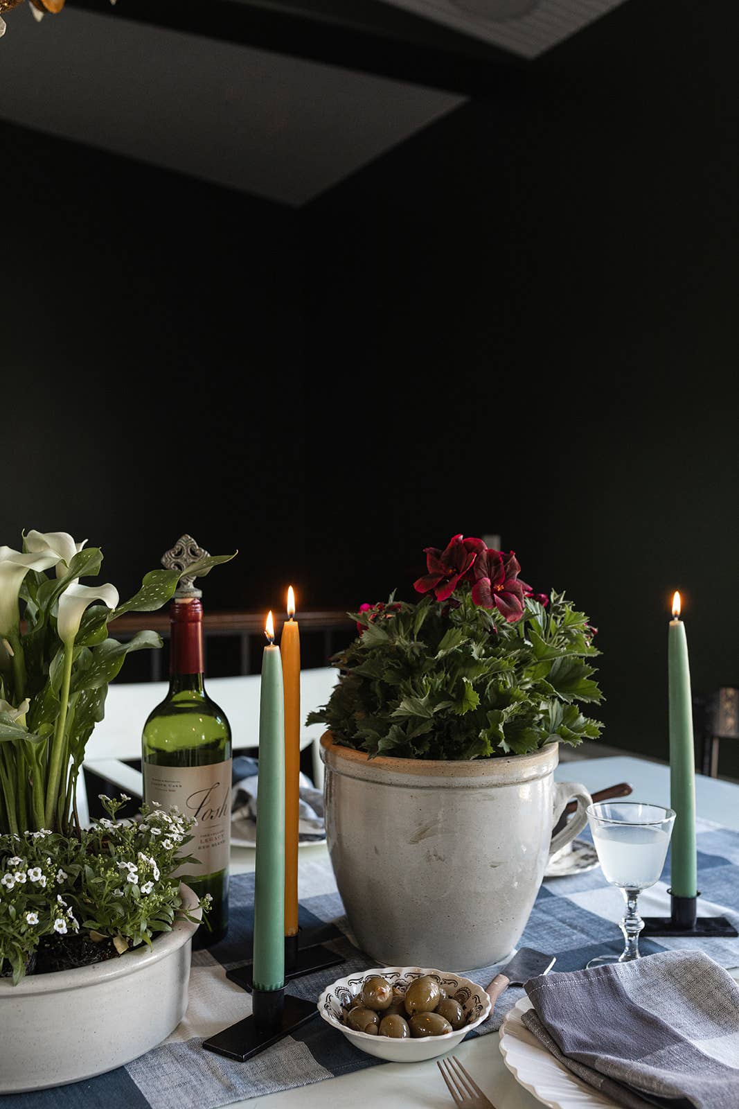 The Metal Taper Candle Holders - Set of Three