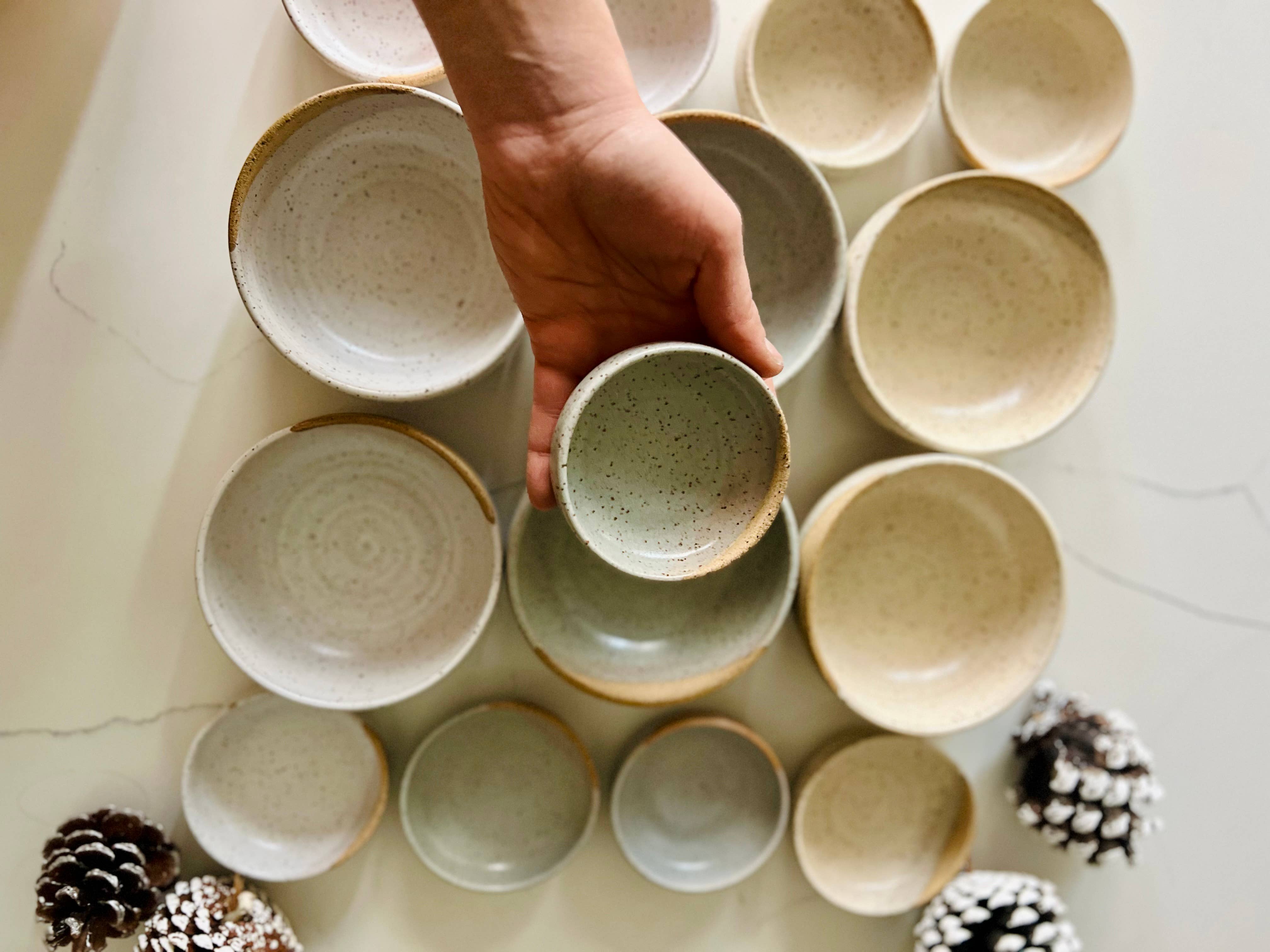 Handmade ceramic Ramekin –ceramic salt cellar- small bowl 