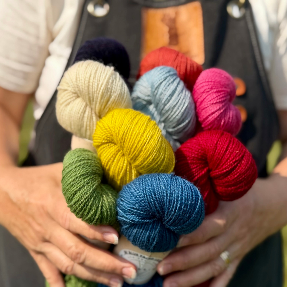 BFL Fingering - American Fiber