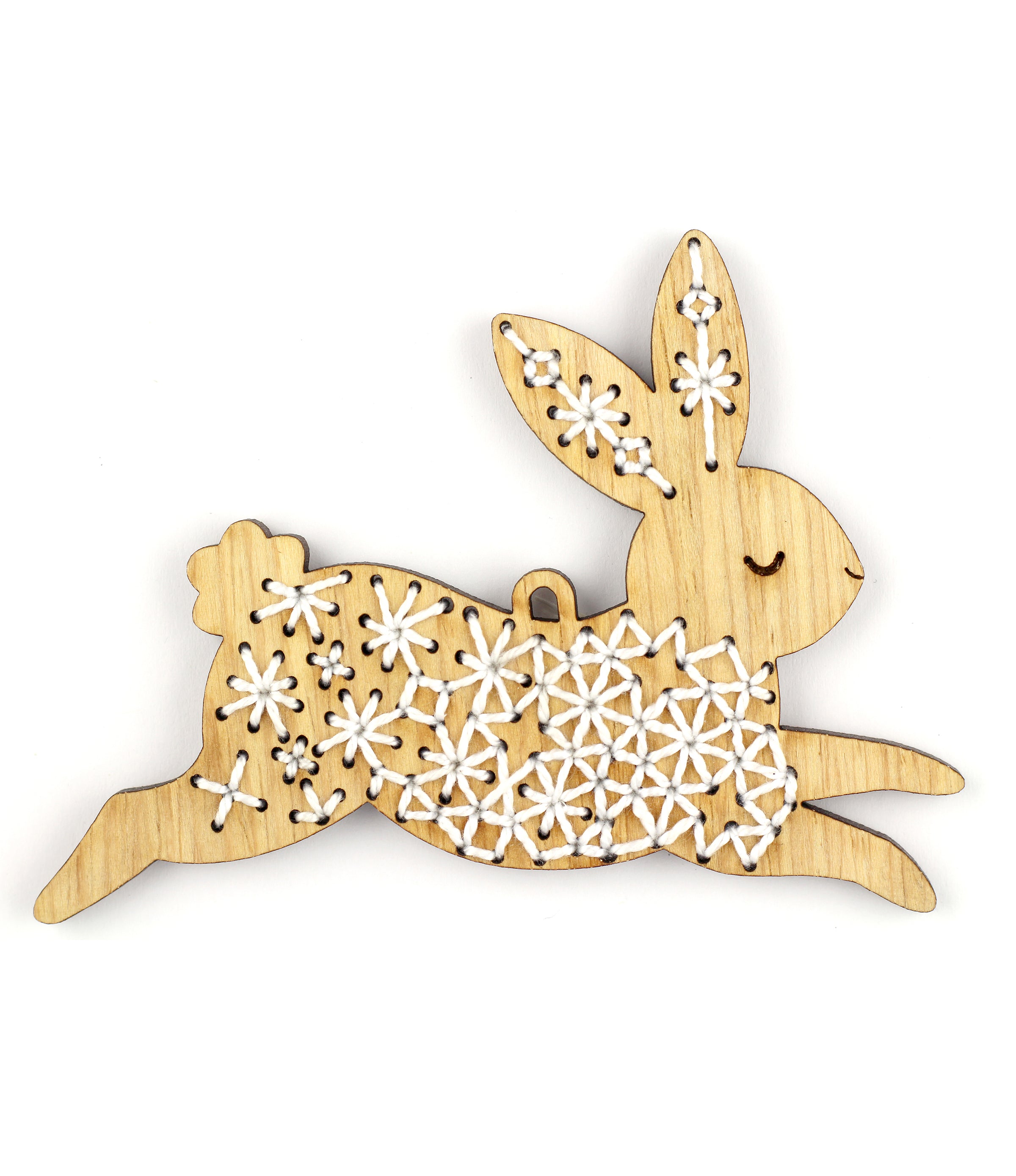 Embroidered Rabbit Ornament Kit by Kiriki
