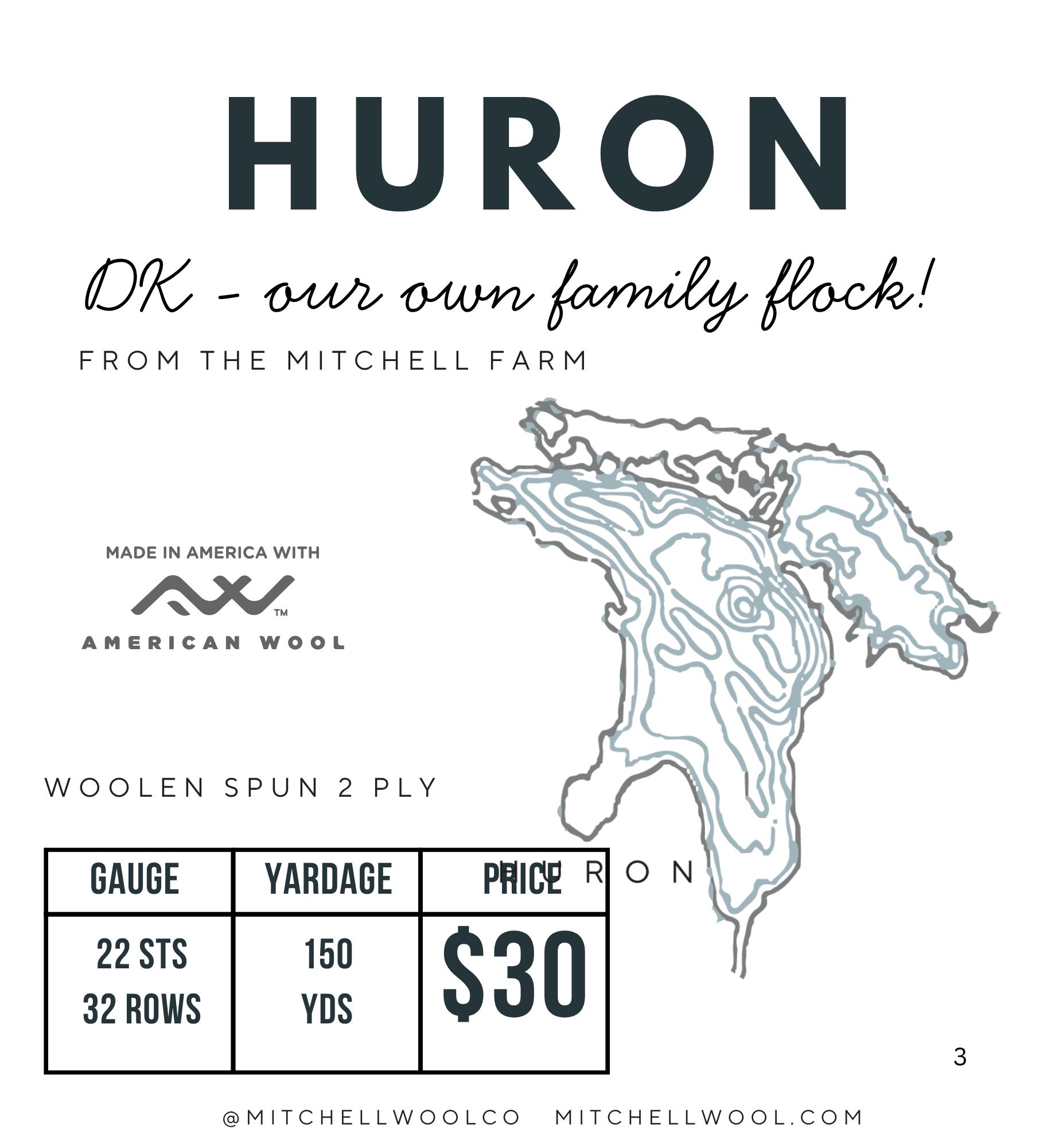 Black Label - Huron - DK Weight Yarn