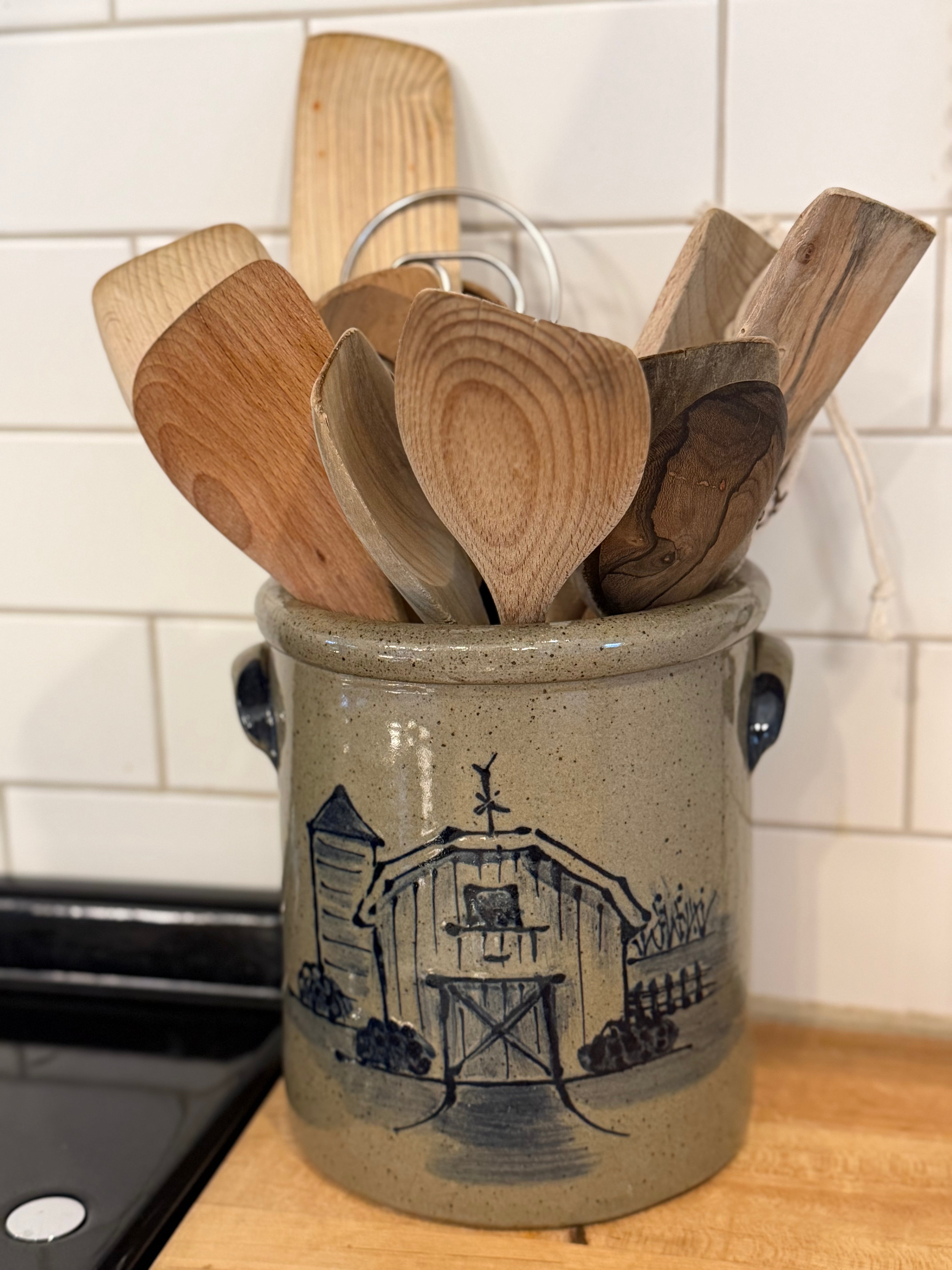 1 Gallon Crock- Barn