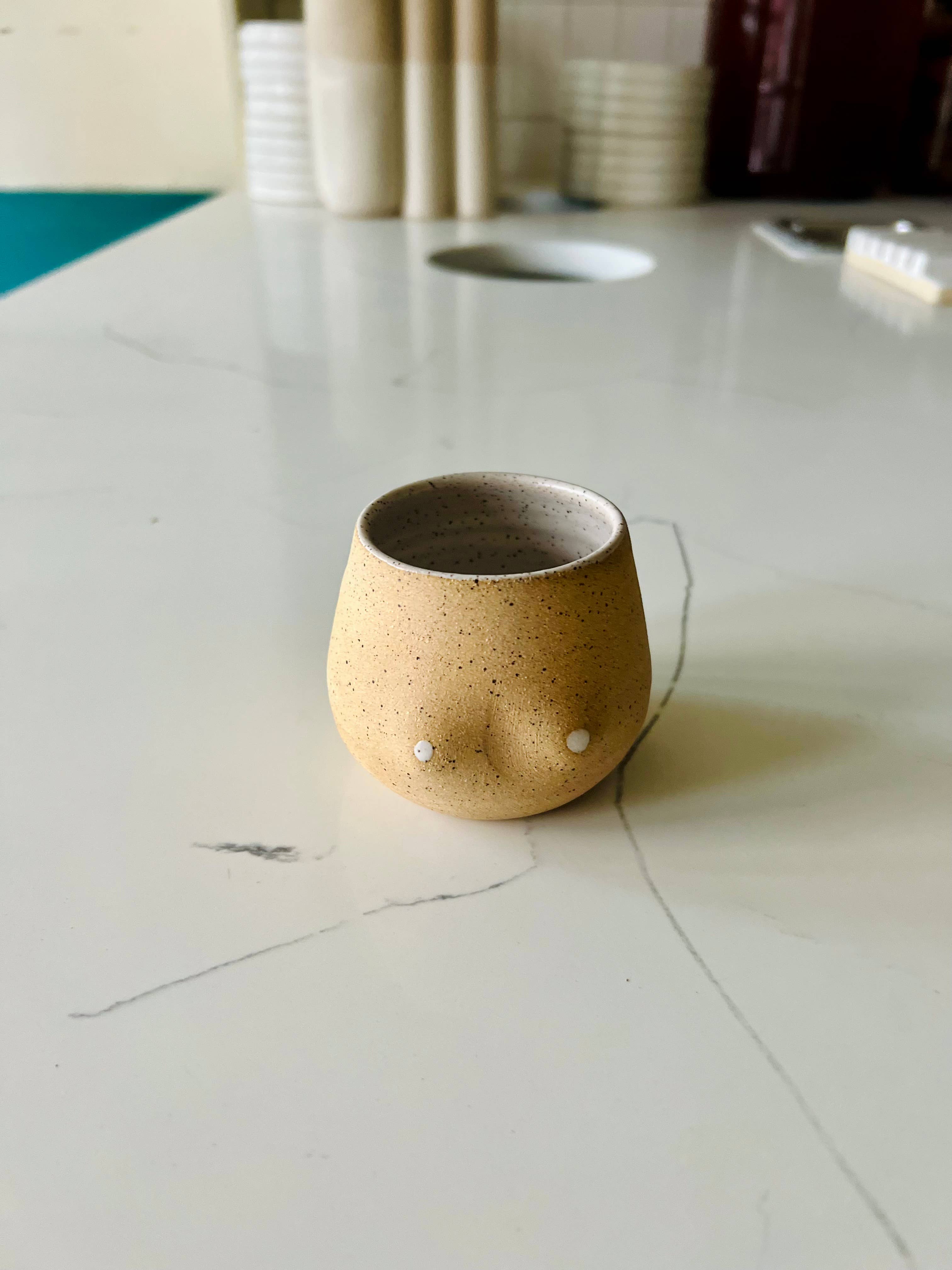 Perky cup - Handmade Ceramic espresso cup