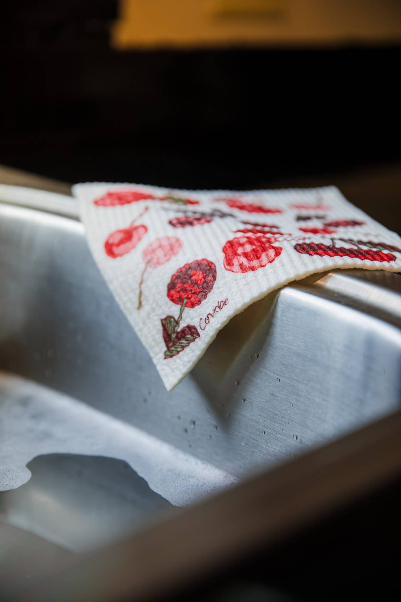 Cherry Swedish Dishcloth