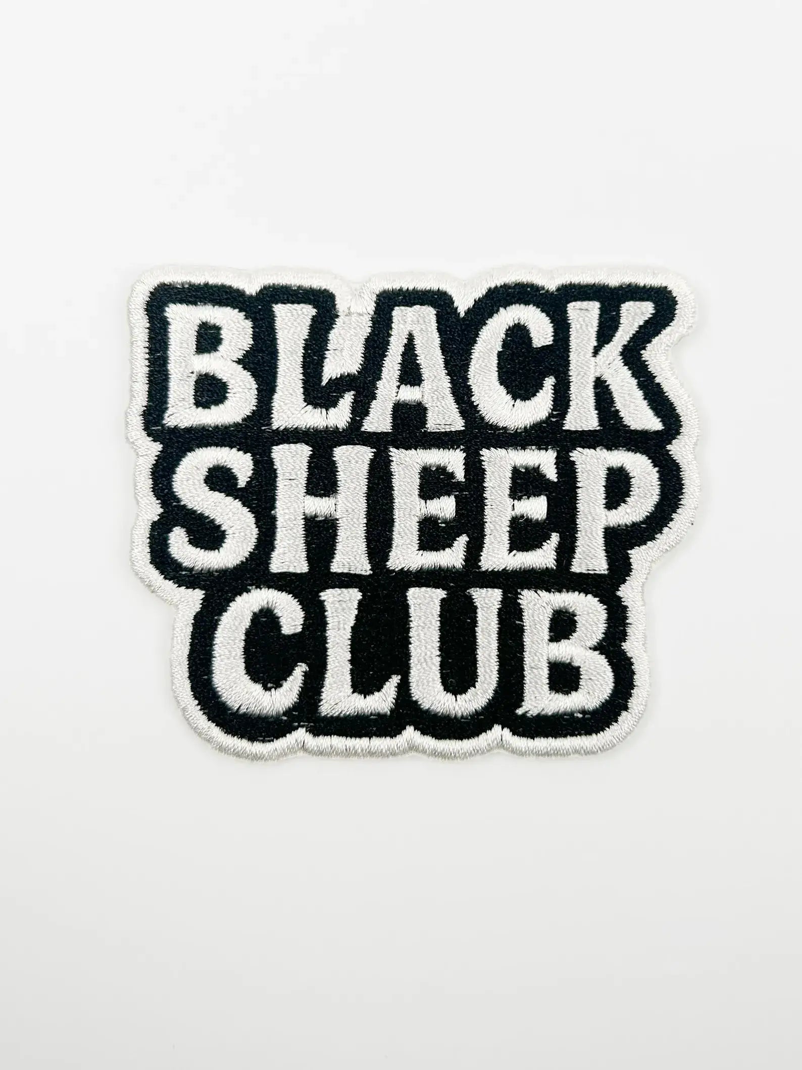 Black Sheep Club – Embroidered Iron On Patch Funny Family