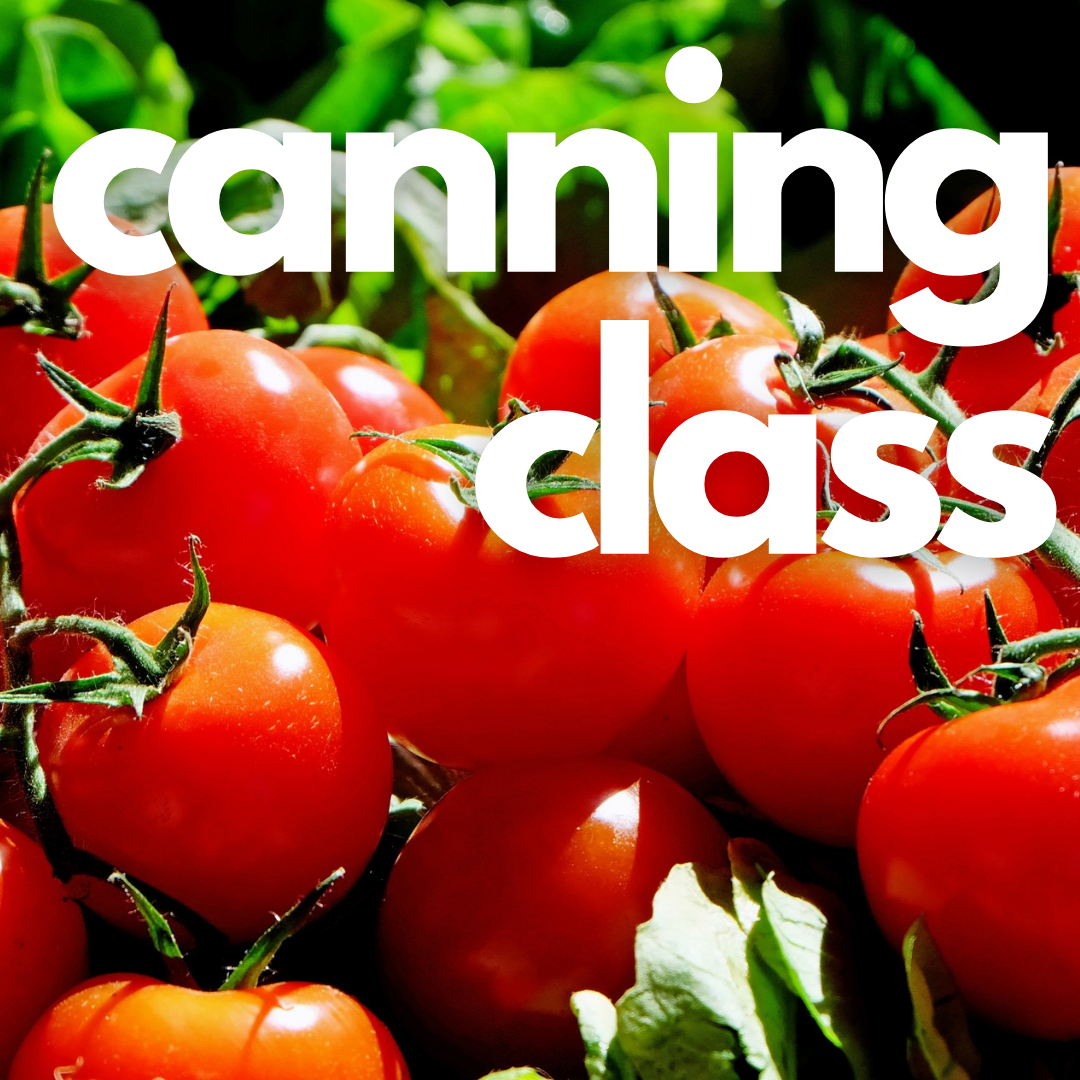 Canning Class - August 10 2026 6-10PM