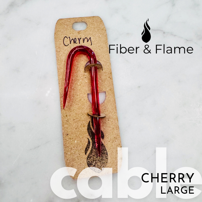 Cable Needles by Fiber and Flame