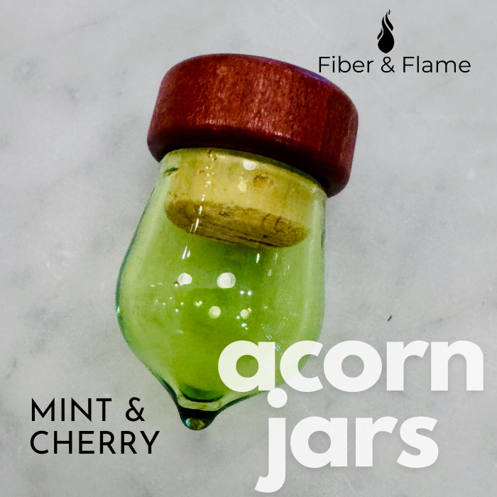 Acorn Jar by Fiber and Flame