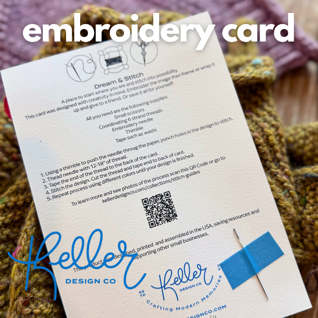 Paper Embroidery Kit by Keller Design Co
