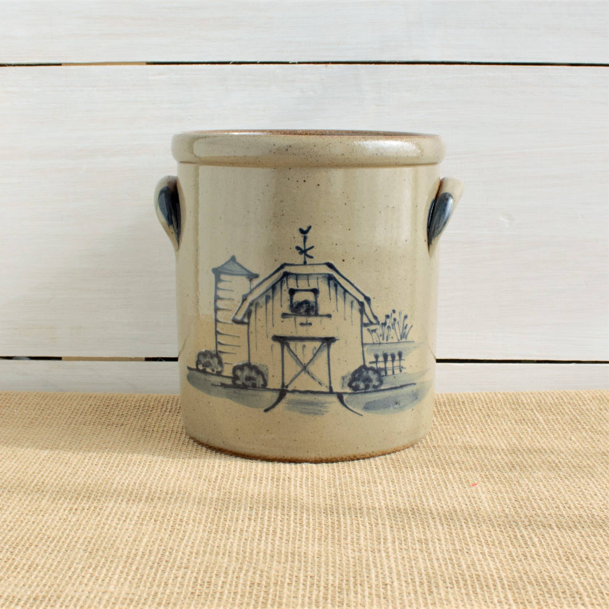 1/2 Gallon Crock- Barn
