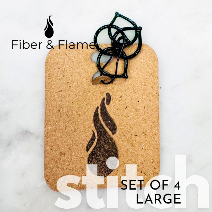 Glass Stitch Markers by Fiber and Flame