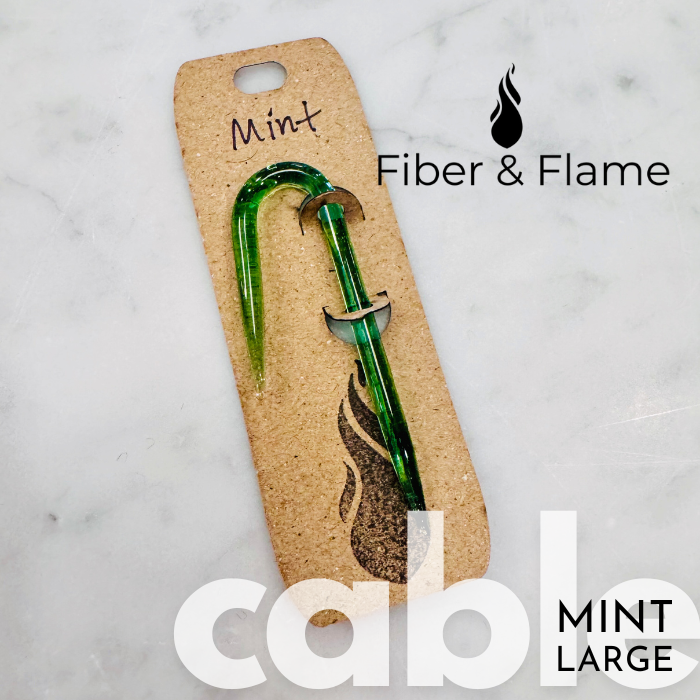 Cable Needles by Fiber and Flame