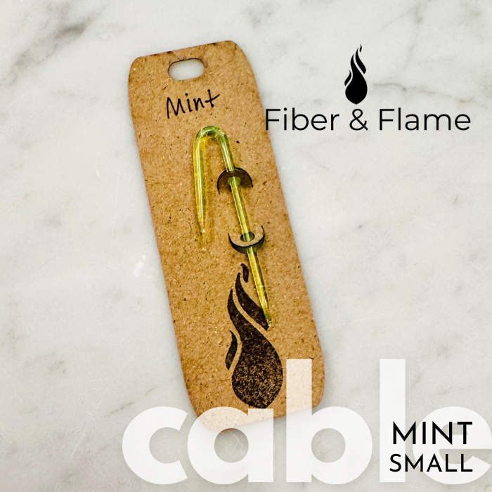 Cable Needles by Fiber and Flame