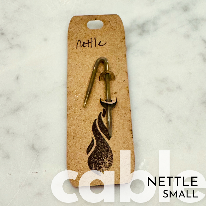 Cable Needles by Fiber and Flame