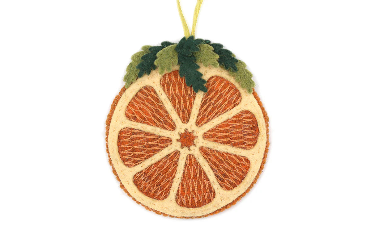 Felt Orange Ornament Kit by Kiriki