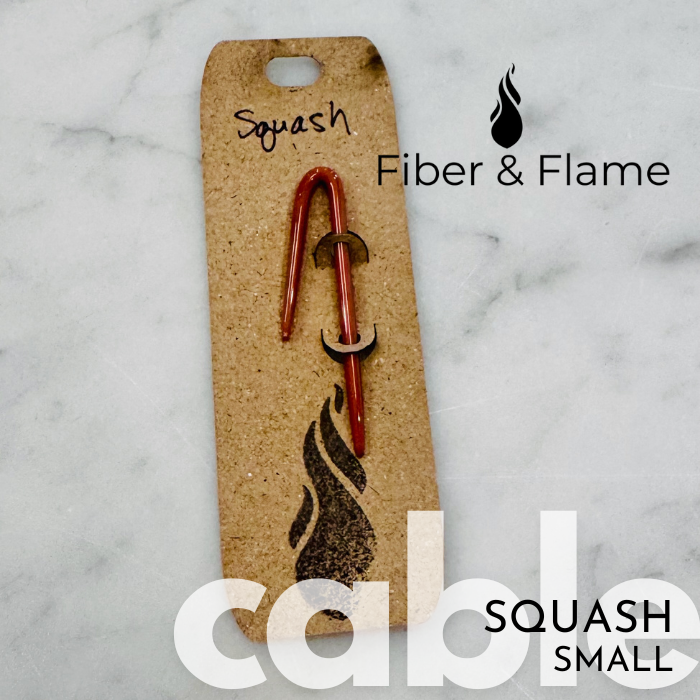 Cable Needles by Fiber and Flame