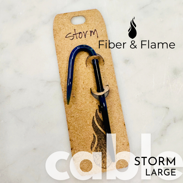 Cable Needles by Fiber and Flame