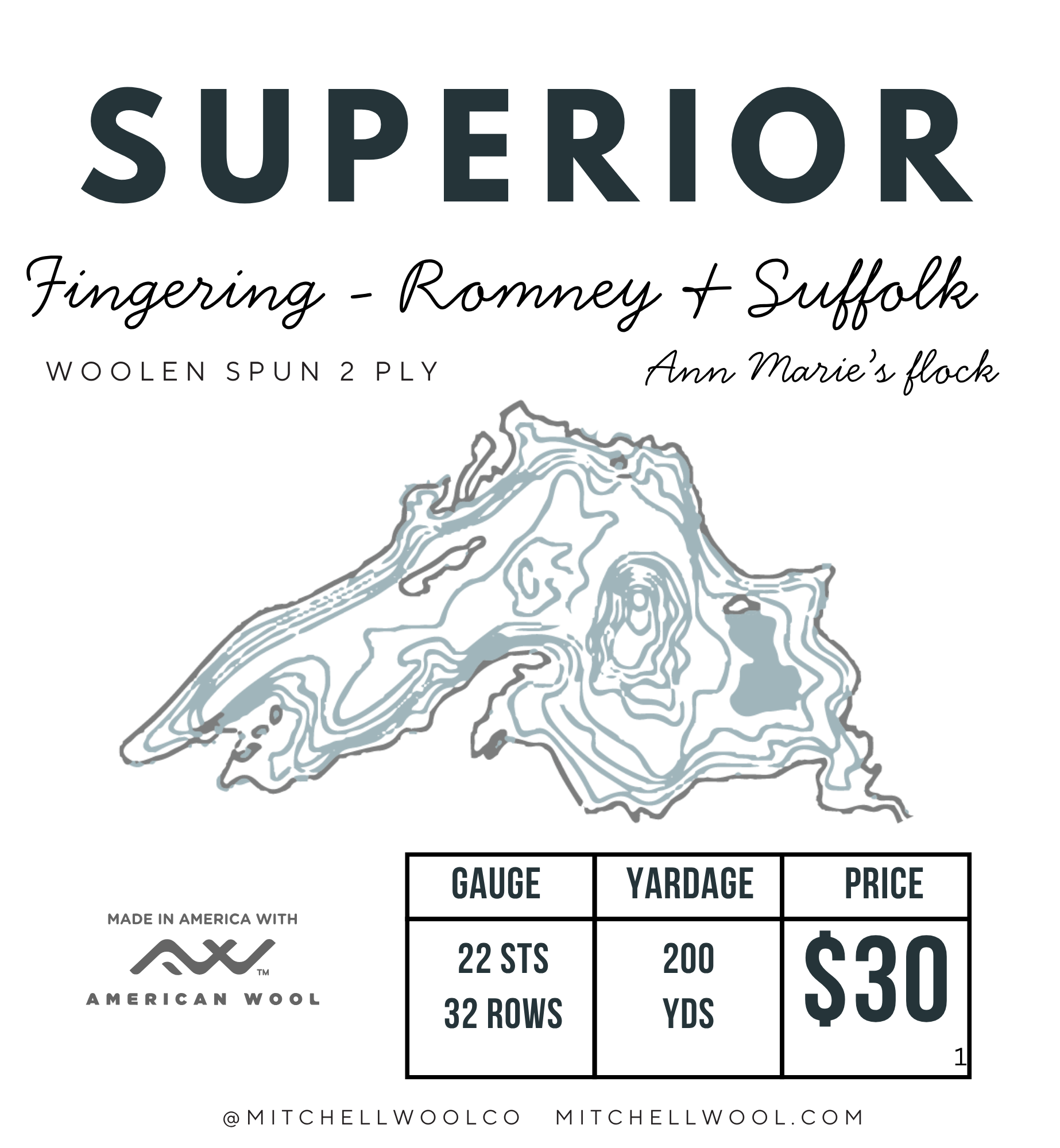 Black Label - Superior - Fingering Weight Yarn