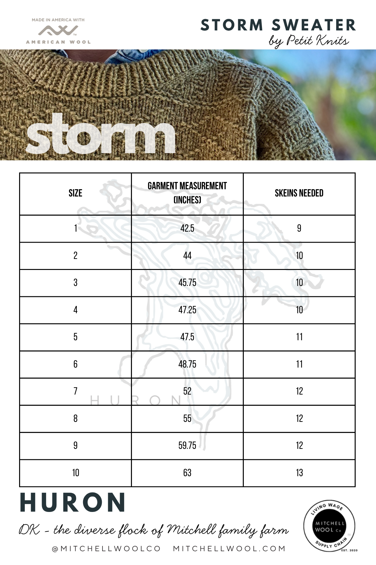 Black Label - Huron - DK Weight Yarn