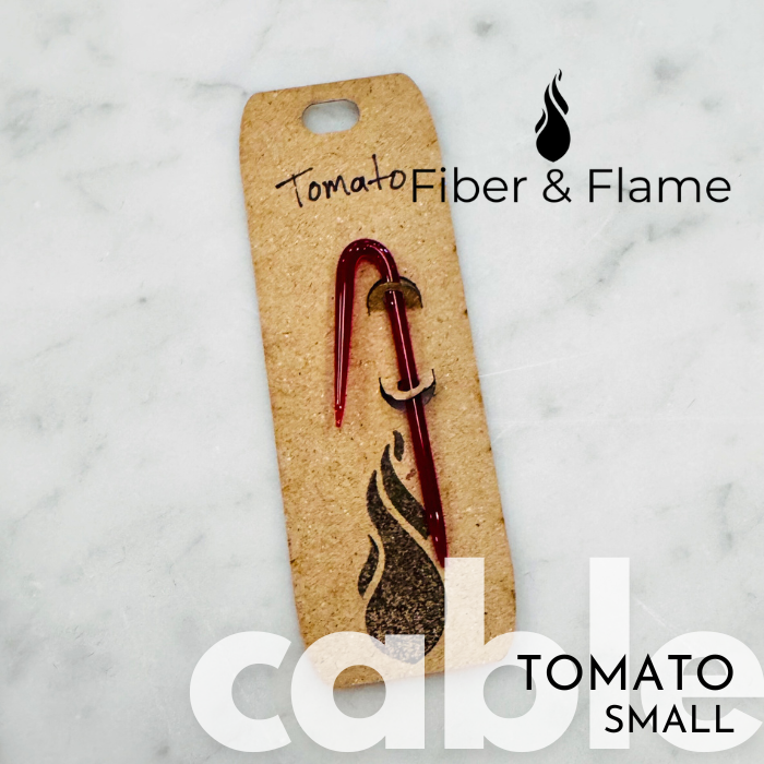 Cable Needles by Fiber and Flame