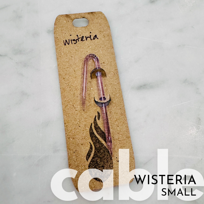 Cable Needles by Fiber and Flame